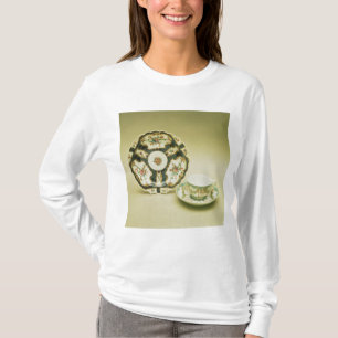 Worcester-Porzellanplatte mit blauer Dekoration T-Shirt