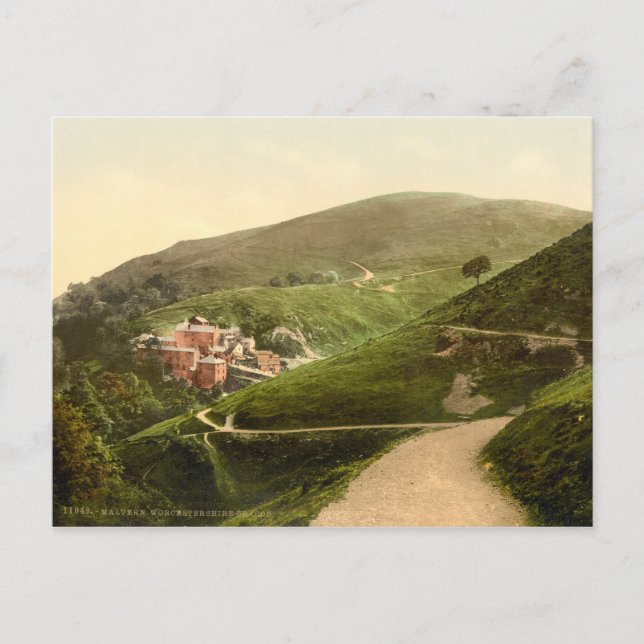 Worcestershire Beacon, Malvern, England Postkarte (Vorderseite)