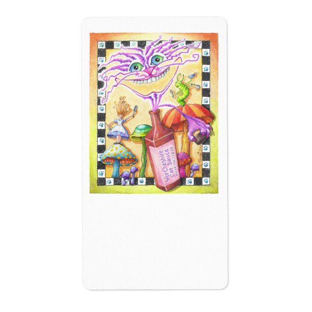 WorCheshire Cat Labels (Vorne)
