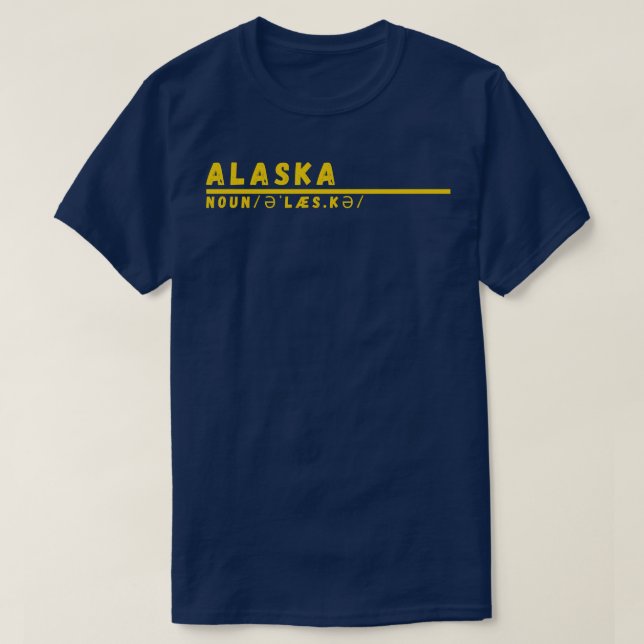 Word Alaska T-Shirt (Design vorne)