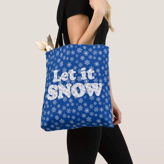Word Art - Lassen Sie es mit schneebedecktem Hinte (Von Nahem)
