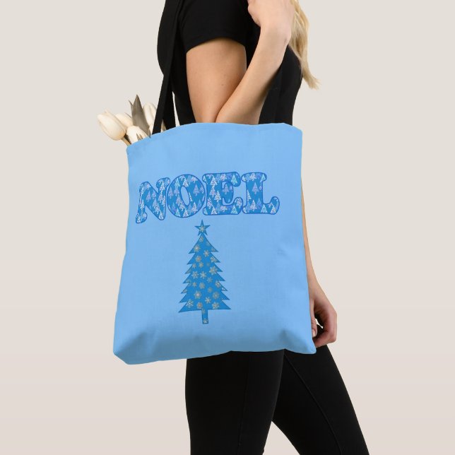 Word Art - Weihnachten Gemustert mit Bäumen Light  (Von Nahem)