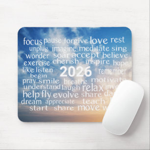 Word Cloud 2025 zu Sky Mousepad