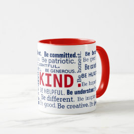 Word Cloud inspiriert Wörter Tasse