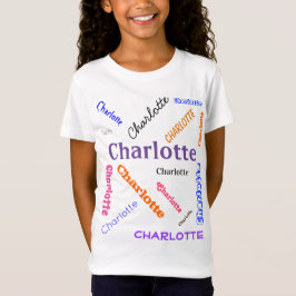 Word Cloud Name Collage T-Shirt