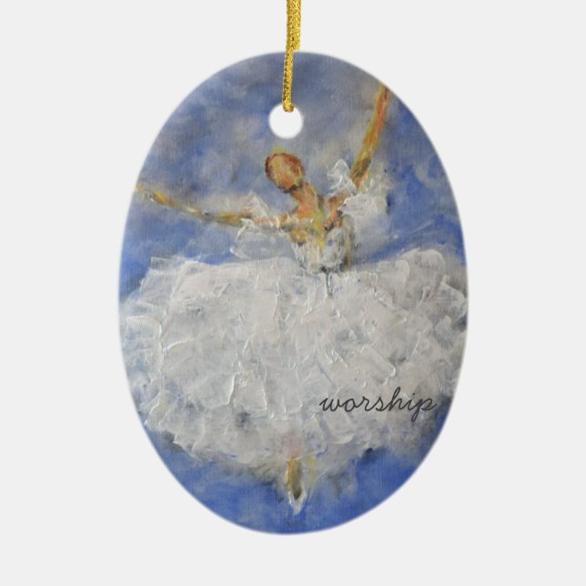 Word for the year keramik ornament (Vorne)