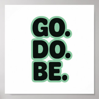 Word, Motivierend, Retro Poster