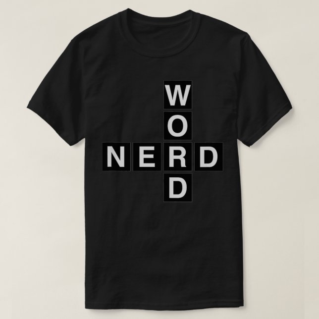 Word Nerd Kreuzworträtsel Jigsaw Lover Men Women T-Shirt (Design vorne)