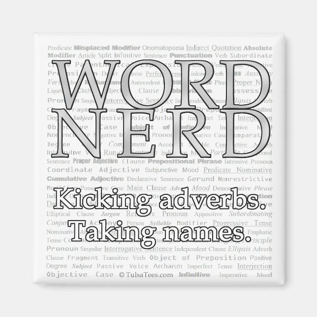 Word Nerd Magnet (Vorne)