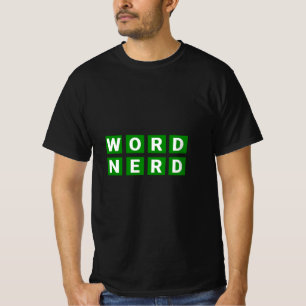 Word-Nerd-Spiel-Kreuzworträtsel und Rechtschreibun T-Shirt