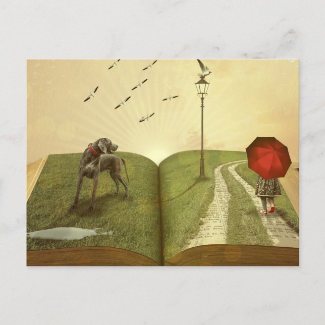 Word Walk - Anpassen Sie mich an! Postkarte (Vorderseite)