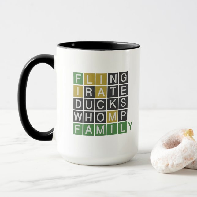 Wordfamilie Tasse (Mit Donut)