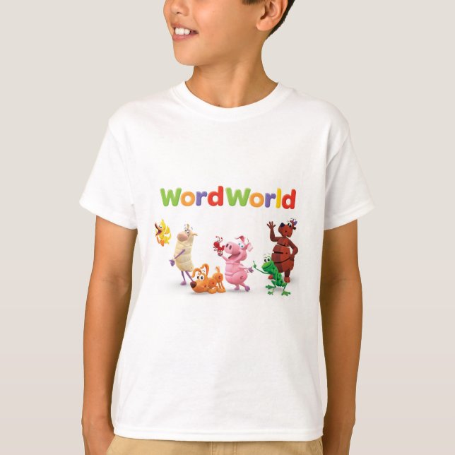 WordFriends WordWorld-T-Shirt T-Shirt (Vorderseite)
