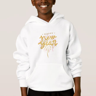 Wordle Happy New Year Hoodie