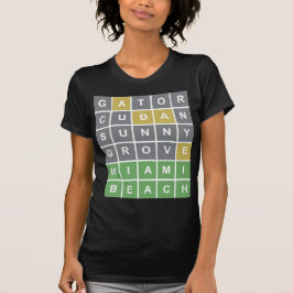 Wordle Puzzle "Miami Beach" Shirt