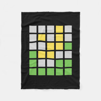 Wordle Word Game-Geschenk Fleecedecke