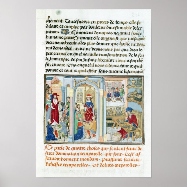 Wordly Things von "Le Miroir d'Humilite" Poster (Vorne)