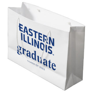 Wordmark-Logo der Universität Ost-Illinois Große Geschenktüte