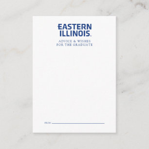 Wordmark-Logo der Universität Ost-Illinois Mitteilungskarte