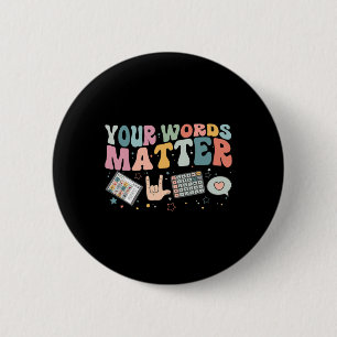 Wordproblem Speech Therapy Language Pathologe Button