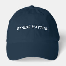 Words Matter Dad-Mütze