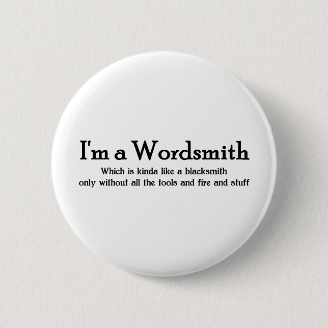 Wordsmith Button (Vorderseite)