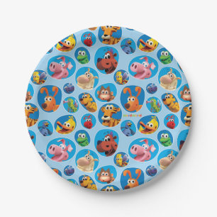 WordWorld Party-Platte Pappteller