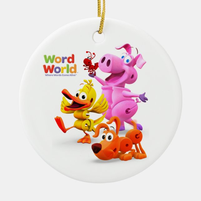 WordWorld WordFriends Ornament (Vorne)