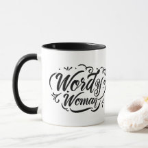 Wordy Frauen-Tasse