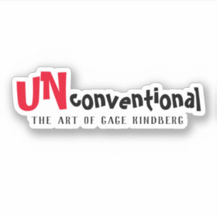 Wordy UN-konventioneller Aufkleber