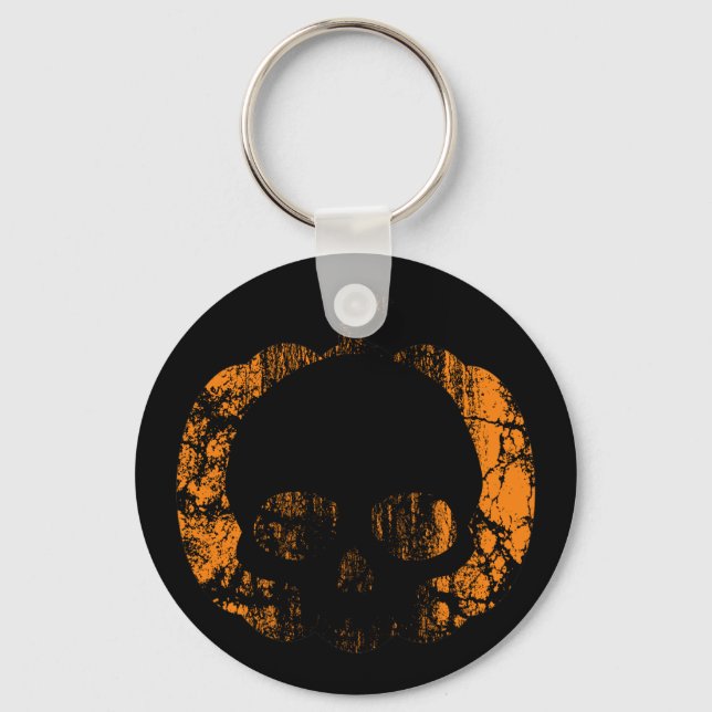 Worin Pumpkin Skull Schlüsselanhänger (Vorderseite)