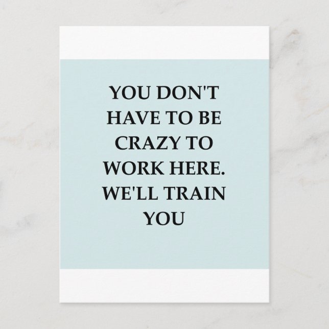 WORK2.png Postkarte (Vorderseite)