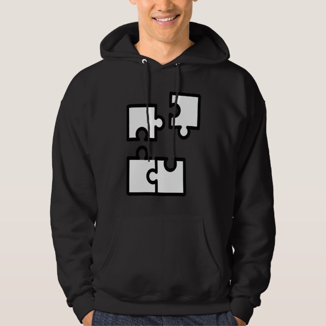 Work and life balance My Favourite hobby Puzzle Hoodie (Vorderseite)