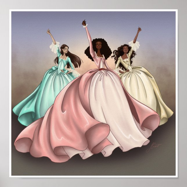 WORK! Art Print Poster (Vorne)