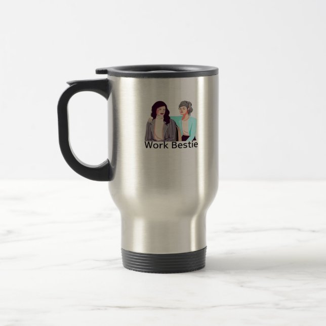 Work Beast Classic Reisebecher (Links)