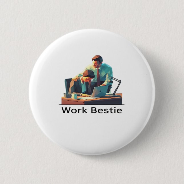 Work Best Classic Button (Vorderseite)