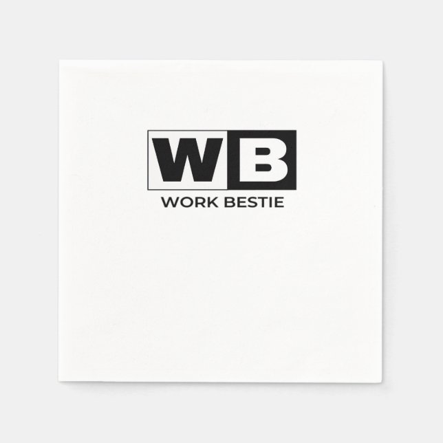 Work Bestie Classic Serviette (Vorderseite)