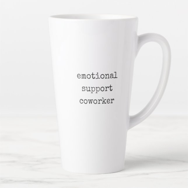 Work Bestie Geschenk lustige emotionale Unterstütz Milchtasse (Rechts)