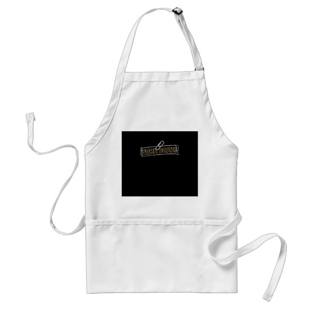 Work Bestie World's Best Work Bestie Funny Workpla Schürze (Vorne)