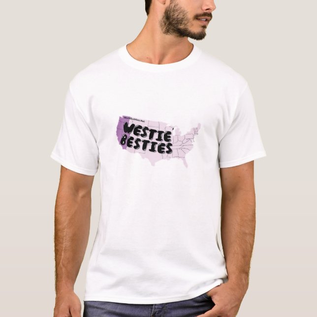Work Buddies Westie Bestie T-Shirt (Vorderseite)