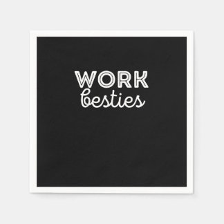Work Friends Niedlich Work Besties Mitarbeiter Cow Serviette