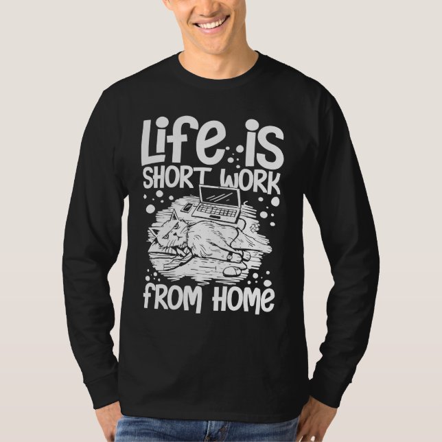 Work From Home Office Job Ideas Business Online De T-Shirt (Vorderseite)
