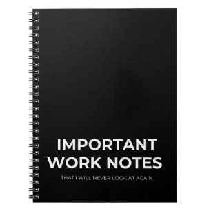 Work Funny Sprichwort Notizblock