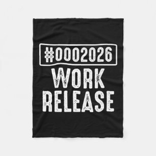 Work Release 2026 Funny Coding Engineer Retirement Fleecedecke