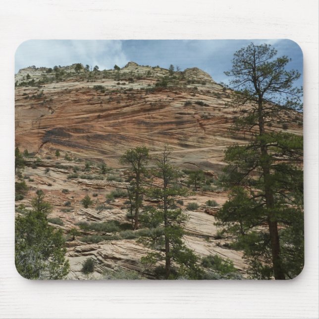Work Rock Walls im Zion Nationalpark Mousepad (Vorne)