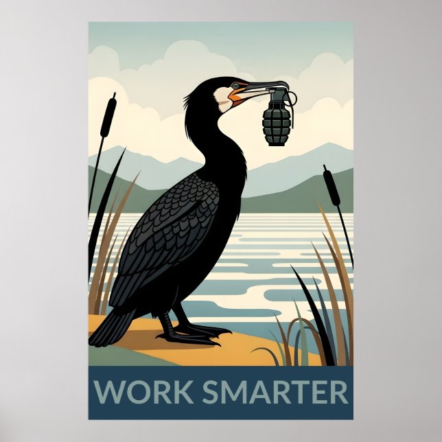Work smarter poster (Vorne)