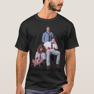 Workaholics mit Kater sitzend T-Shirt