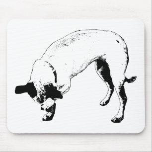 Workday Terrier Grinsen Mousepad