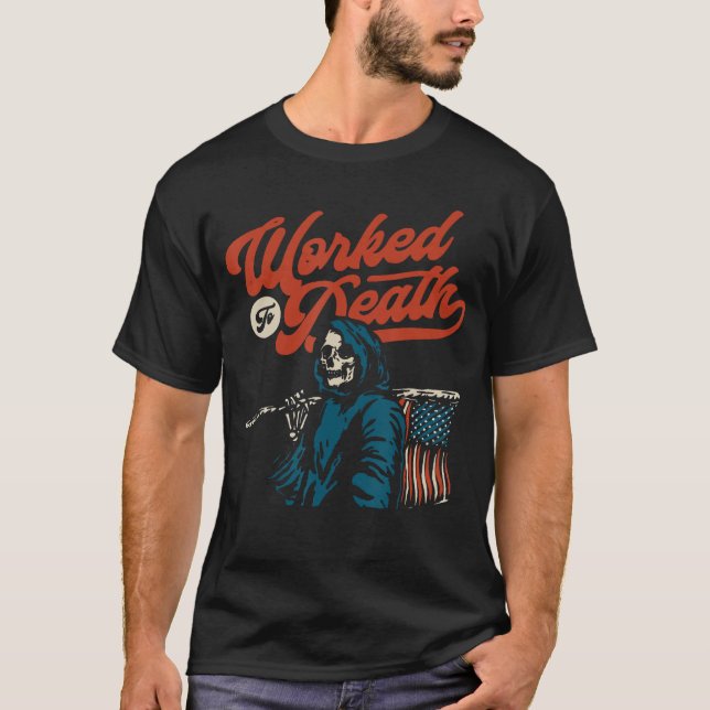 Workedo Death family T-Shirt (Vorderseite)