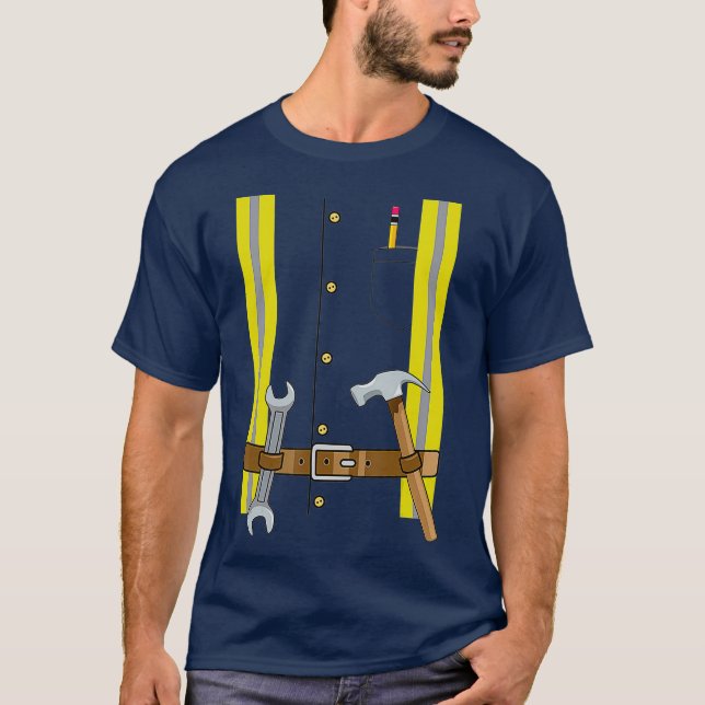 Worker-Halloween-Anzug für Boys T-Shirt (Vorderseite)